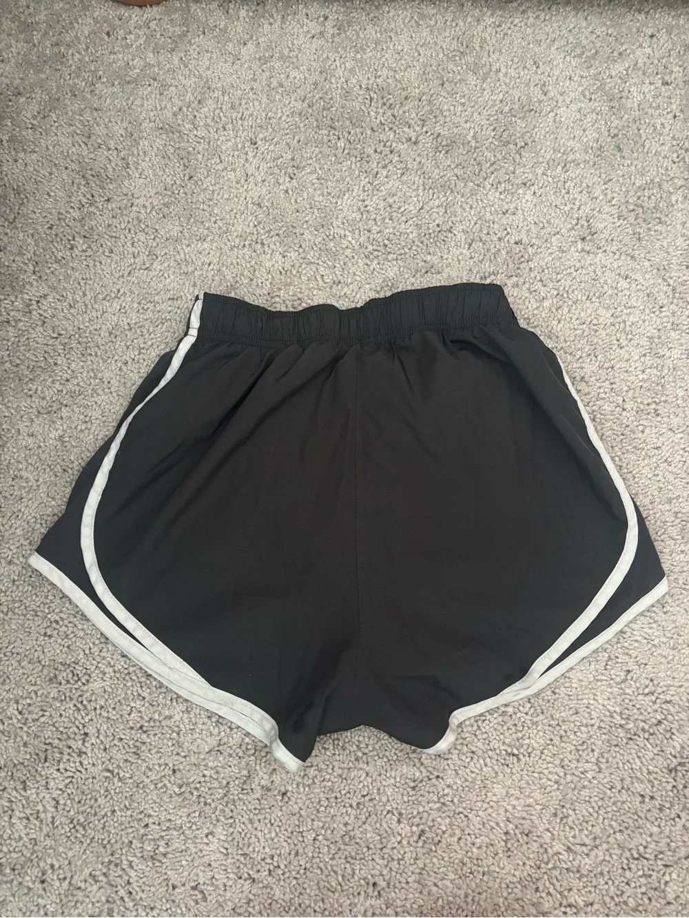 Nike Women's Dri-FIT Running Shorts - Dark Gray, Light Gray, White